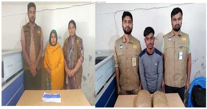 কিশোরগঞ্জে ৫০০ পিস ইয়াবা ও গাঁজাসহ গ্রেফতার ২