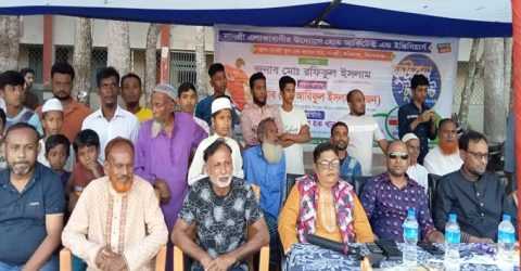 কিশোরগঞ্জের নানশ্রীতে এসএসসি-২০১২ ব্যাচের উদ্যেগে অনুষ্ঠিত ফুটবল টূর্নামেন্ট