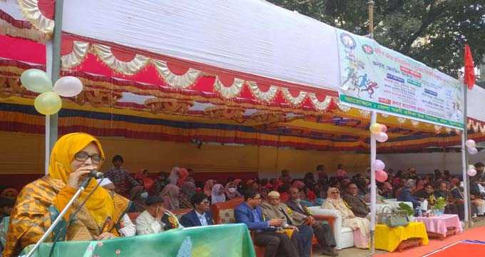 কিশোরগঞ্জের ঐতিহ্যবাহী জেলা স্মরণী বালিকা উচ্চ বিদ্যালয়ের বার্ষিক ক্রীড়া প্রতিযোগিতা অনুষ্ঠিত।