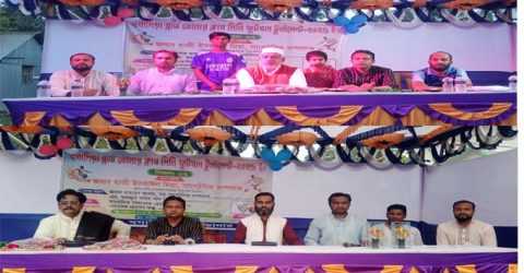 কিশোরগঞ্জে পর্দা নামলো বগাদিয়া ব্লাড ডোনার ক্লাব মিনি ফুটবল টুর্নামেন্টের