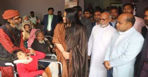 টাঙ্গাইলে বিশেষ চাহিদা সম্পন্ন ব্যক্তিদের মাঝে বিনামূল্যে সহায়ক উপকরণ বিতরণ অনুষ্ঠান