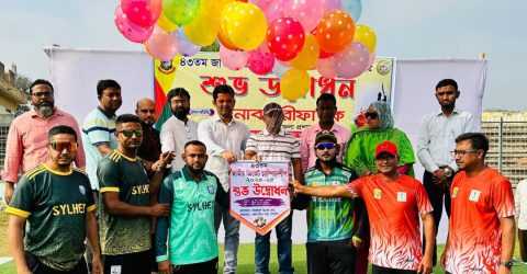 টাঙ্গাইলে ৪৩ তম জাতীয় ক্রিকেট চ্যাম্পিয়নশীপের উদ্বোধন