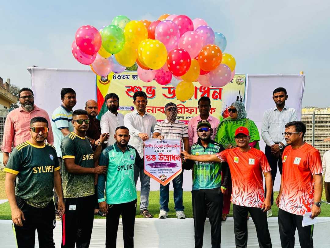টাঙ্গাইলে ৪৩ তম জাতীয় ক্রিকেট চ্যাম্পিয়নশীপের উদ্বোধন