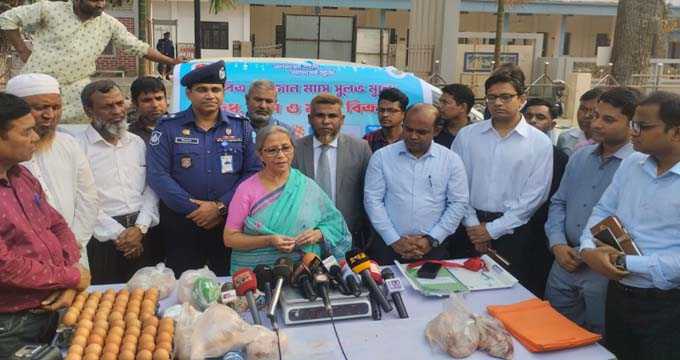 টাঙ্গাইলে রমজান মাসে দুধ, ডিম ও মাংস স্বল্প মূল্যে বিক্রয় কার্যক্রমের উদ্বোধন